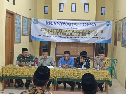 MUSDES Penetapan Dan Pengesahan Anggaran Pendapatan Dan Belanja Desa Kedunglurah Tahun 2026